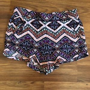 Express Aztec Pattern Shorts